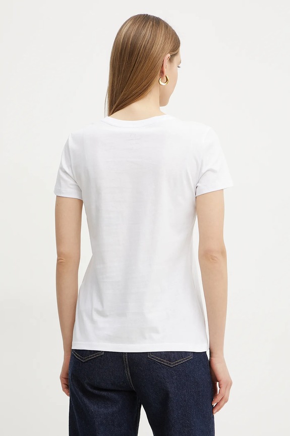 Odzież Armani Exchange t-shirt bawełniany XW000109.AF10359 biały