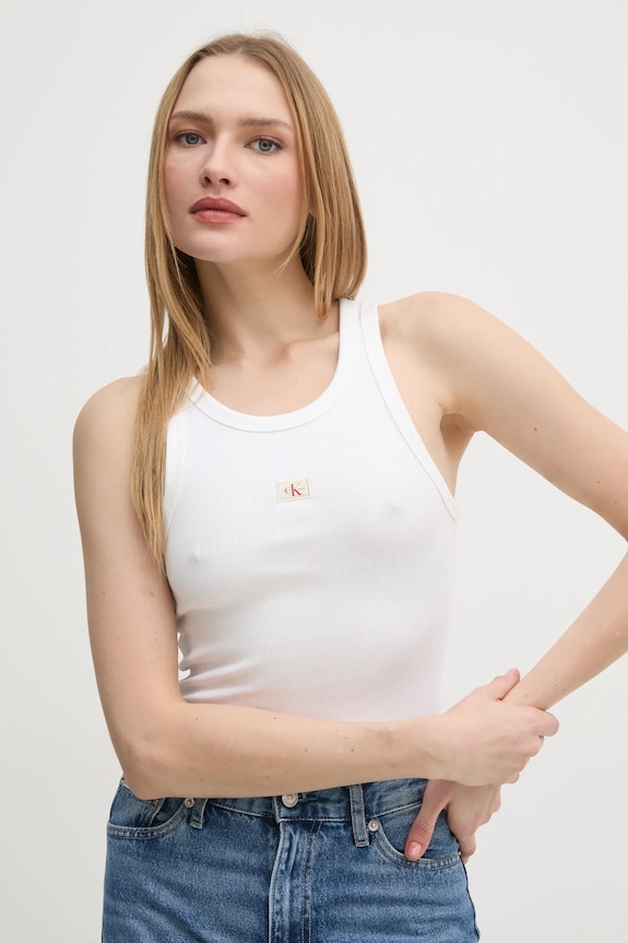 Calvin Klein Jeans top bézs J20J224762