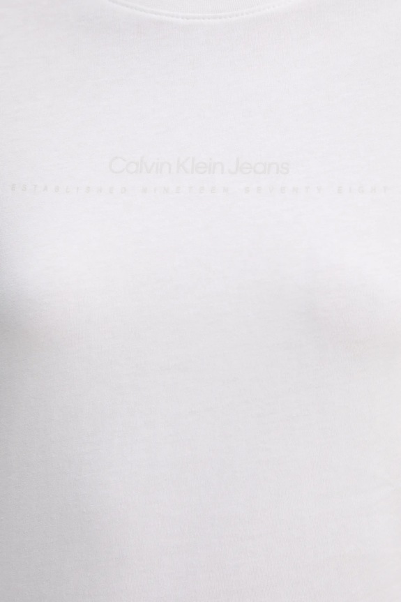 Bavlnené tričko Calvin Klein Jeans J20J224990 béžová