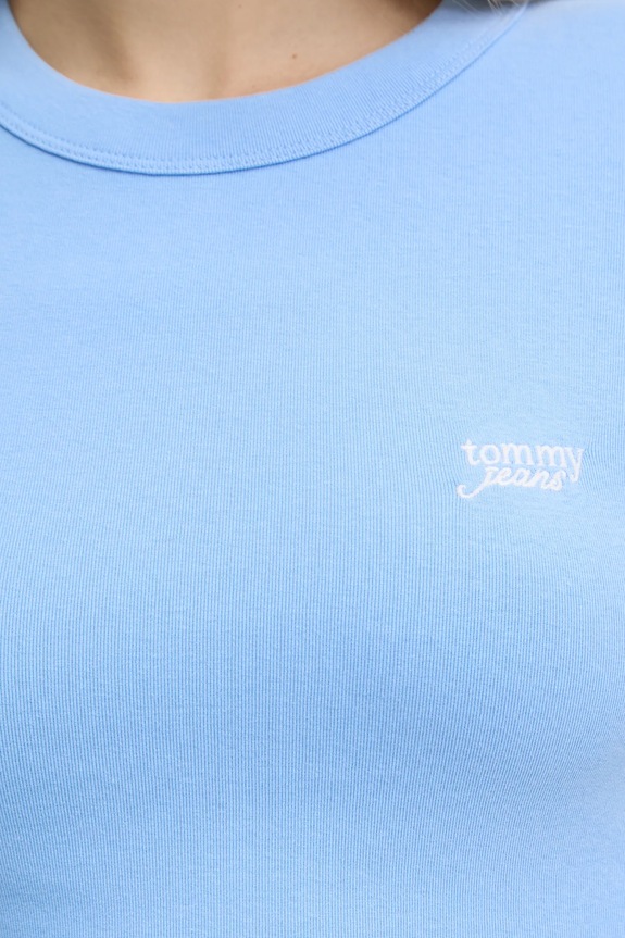 Tommy Jeans t-shirt DW0DW19458 niebieski