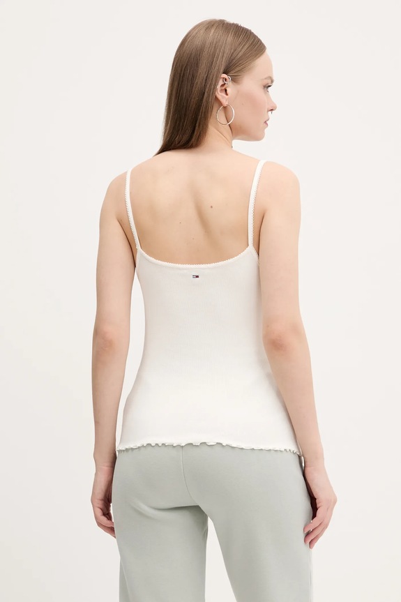 Ruházat Tommy Jeans top DW0DW19505 bézs