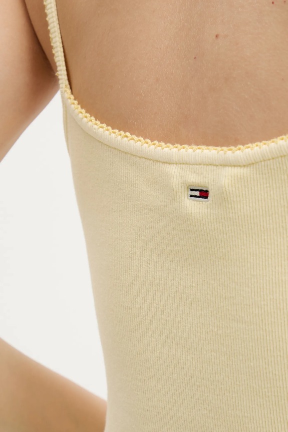 Top Tommy Jeans DW0DW19505 zlatna