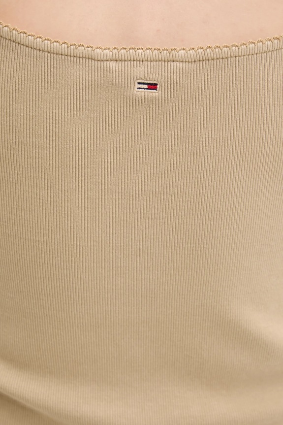 Tommy Jeans top DW0DW19505 bézs