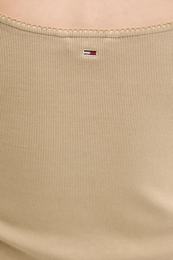 Tommy Jeans top DW0DW19505 bézs