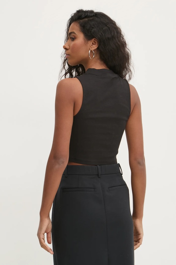 Ruházat Tommy Jeans top DW0DW20177 fekete