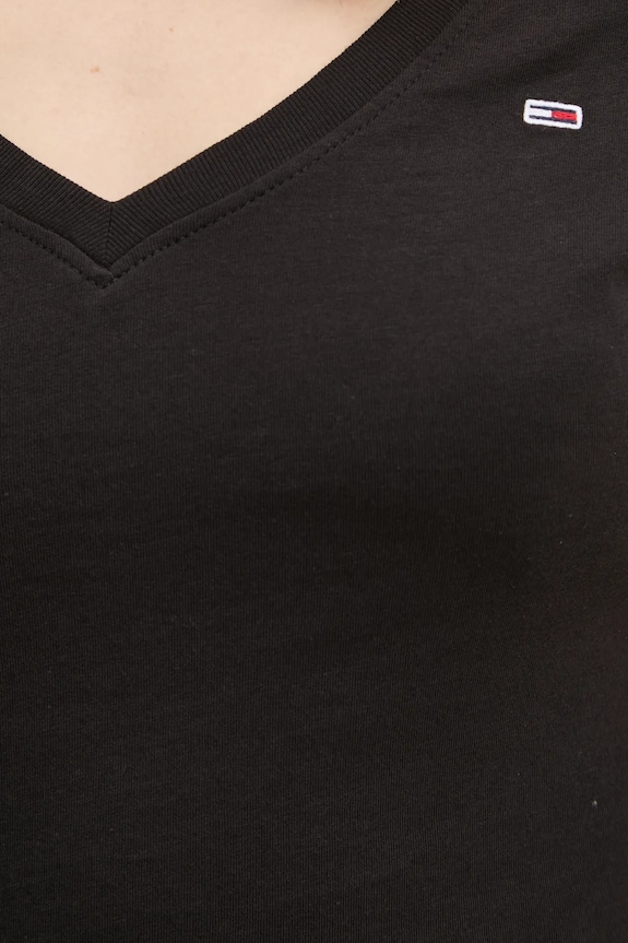 Tommy Jeans tričko dámske bavlnené DW0DW20458 čierna