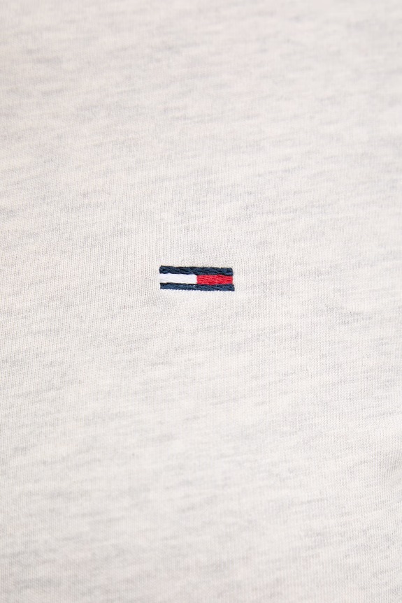 Tommy Jeans t-shirt basic damski bawełniany DW0DW20459 szary