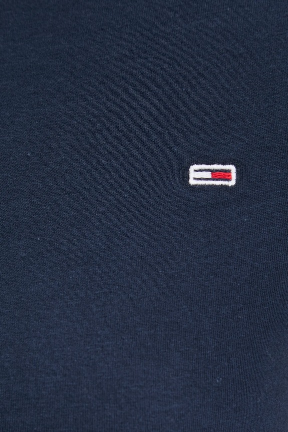 Tommy Jeans t-shirt basic damski bawełniany DW0DW20459 granatowy