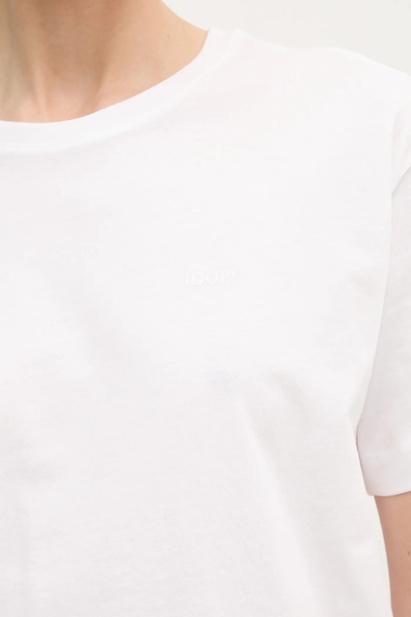 Joop! t-shirt bawełniany 30044602 biały