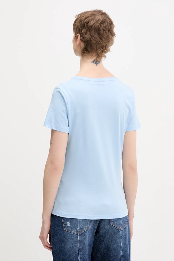 Îmbrăcăminte HUGO Blue tricou damski din bumbac Classic V_B 50513667 albastru