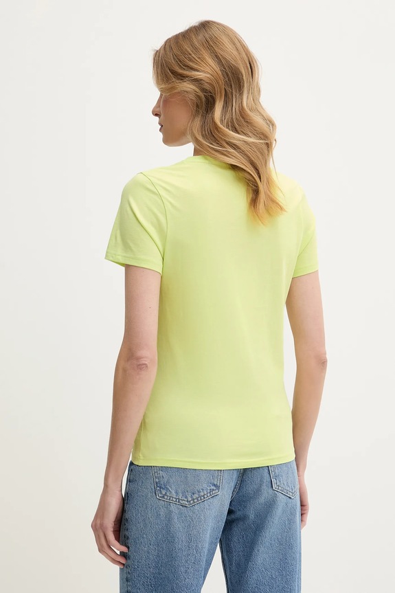 HUGO Blue tricou de damă din bumbac Classic V_B 50513667 verde SS26