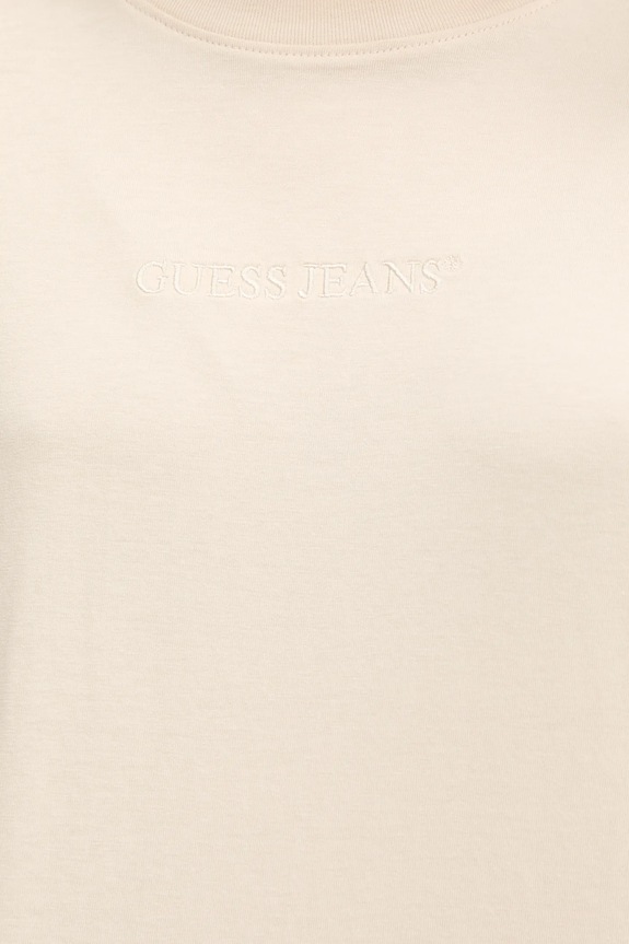 Bavlnené tričko Guess Jeans W5RI42.K8HM0 béžová