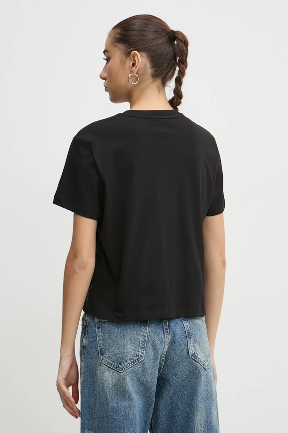 Oblečenie Bavlnené tričko Guess Jeans W5RI43.K8HM0 čierna