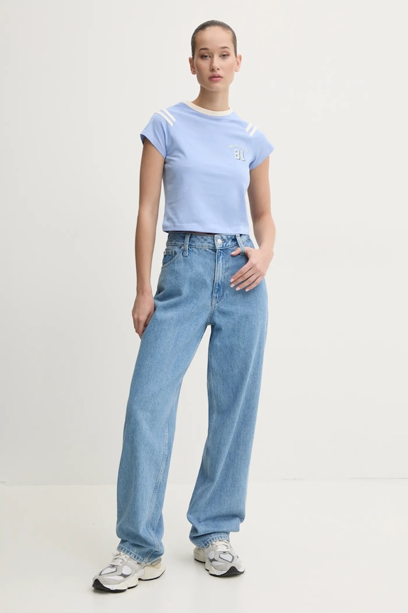 Tričko Guess Jeans W5RI53.J1314 modrá SS25
