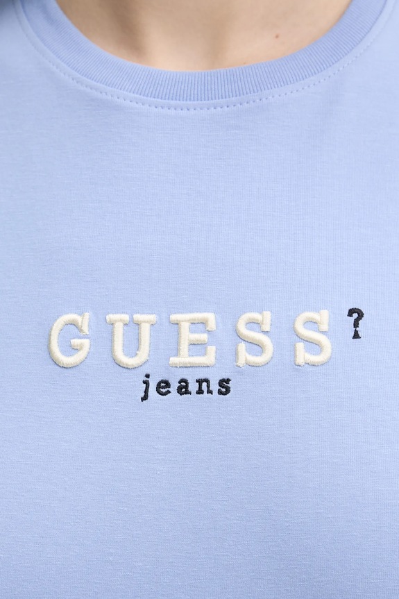 Majica kratkih rukava Guess Jeans W5RI54.J1314 plava