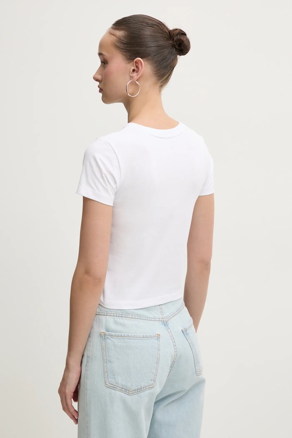 Odzież Guess Jeans t-shirt W5RI59.J1314 biały