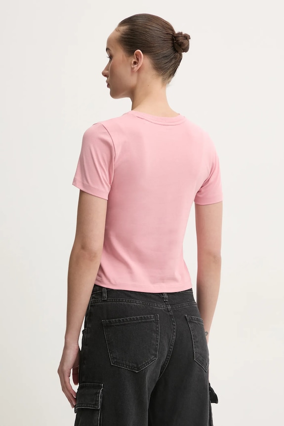 Ρούχα Μπλουζάκι Guess Jeans W5RI59.J1314 ροζ