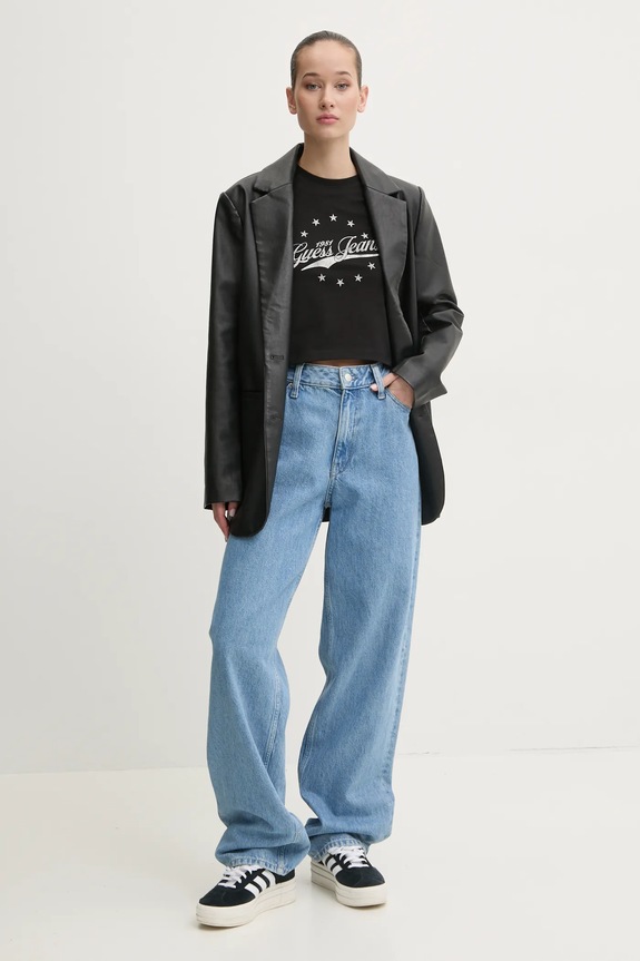 Guess Jeans t-shirt W5RI59.J1314 nero SS25