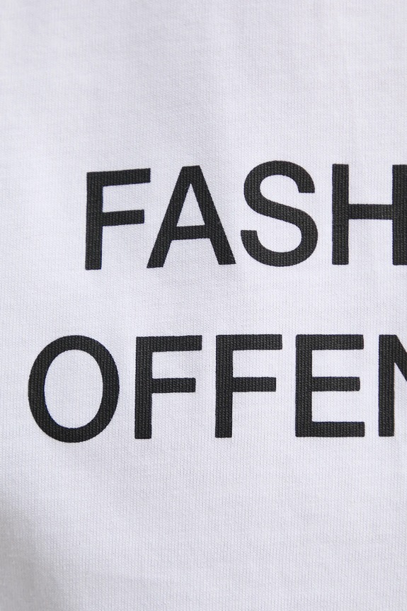 Victoria Beckham t-shirt bawełniany 1125JTS006357A biały