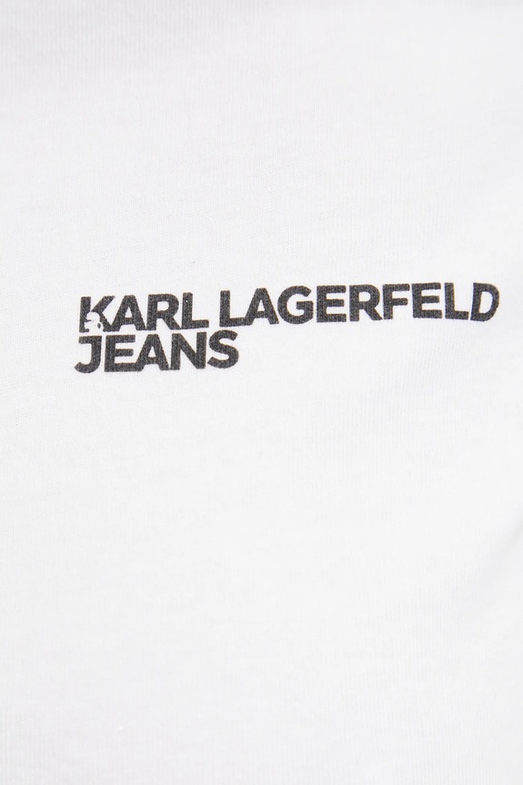 Karl Lagerfeld Jeans T-shirt damski bawełniany A1W17004 biały