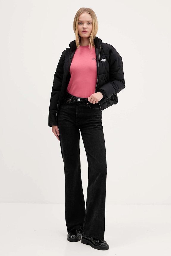 Karl Lagerfeld Jeans kratka majica ženska bombažna A1W17004 oranžna AA00