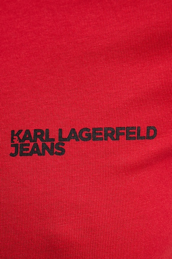 Karl Lagerfeld Jeans tričko dámske bavlnené A1W17004 červená
