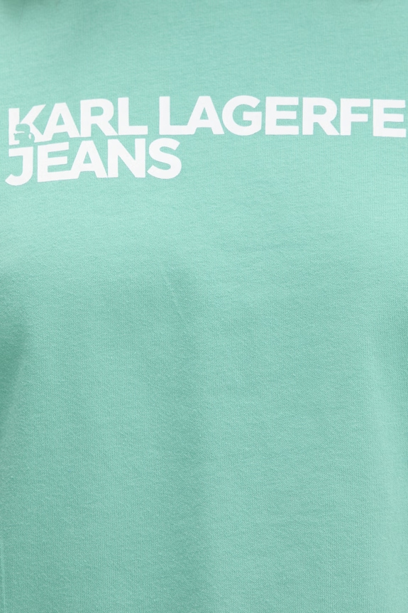 Karl Lagerfeld Jeans tričko dámske bavlnené A1W17005 zelená