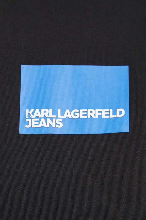 Karl Lagerfeld Jeans t-shirt bawełniany A1W17006 czarny