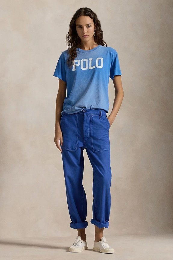 Oblečení Bavlněné tričko Polo Ralph Lauren 211959617 modrá