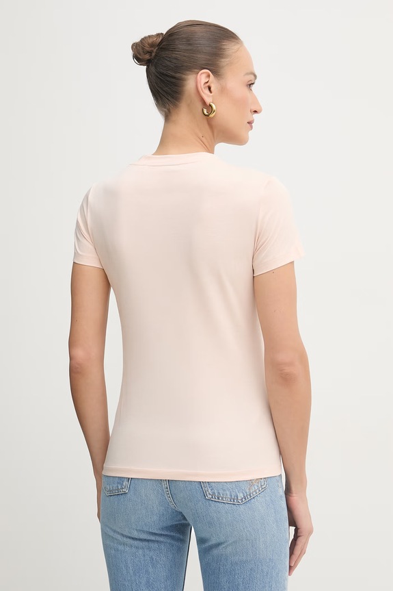 BOSS Orange T-shirt damski bawełniany C Esogo 2 MA crystal 50538826 pomarańczowy SS26