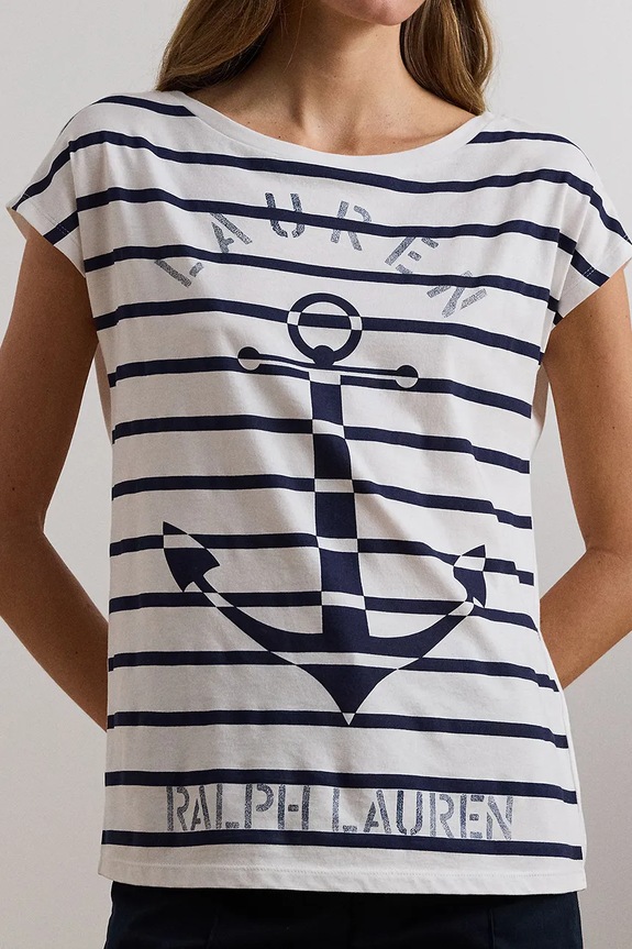 Lauren Ralph Lauren t-shirt biały 200957677