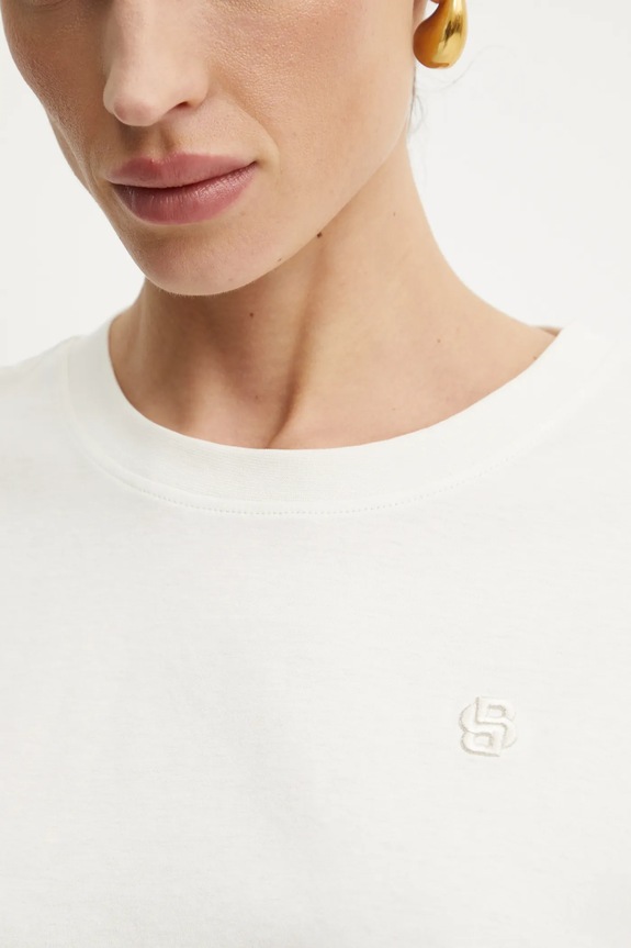 BOSS t-shirt 50532092 beżowy