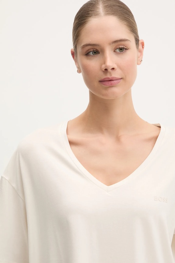 Tričko BOSS CP Stripe T-Shirt béžová 50535723