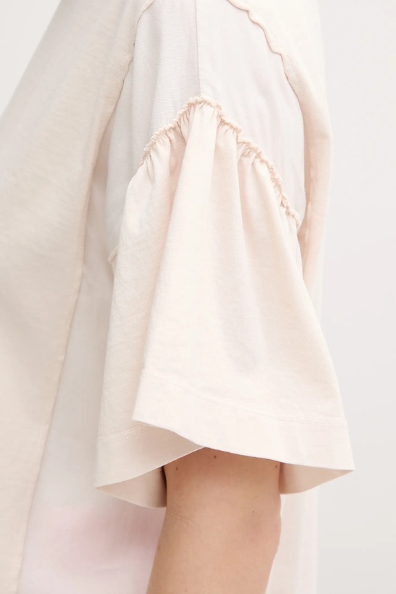 Μπλουζάκι Pinko 104965.A2HX μπεζ