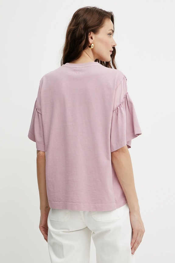 Μπλουζάκι Pinko 104965.A2HX ροζ SS25