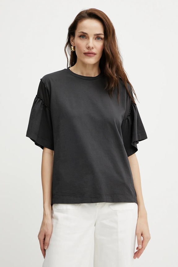Pinko tricou uni negru 104965.A2HX