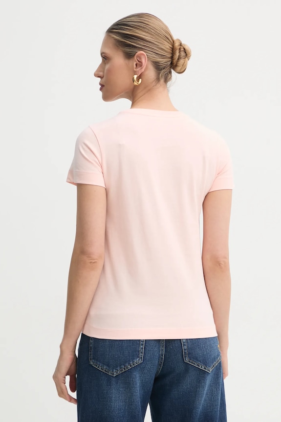 Odzież Pinko t-shirt bawełniany 100355.A2HN różowy