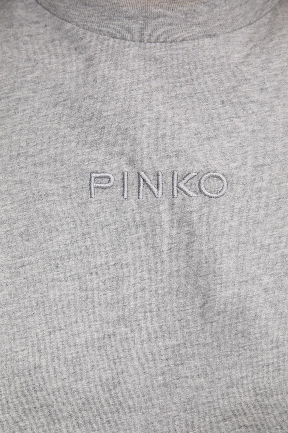 Pinko tricou din bumbac gri 104604.A2F8