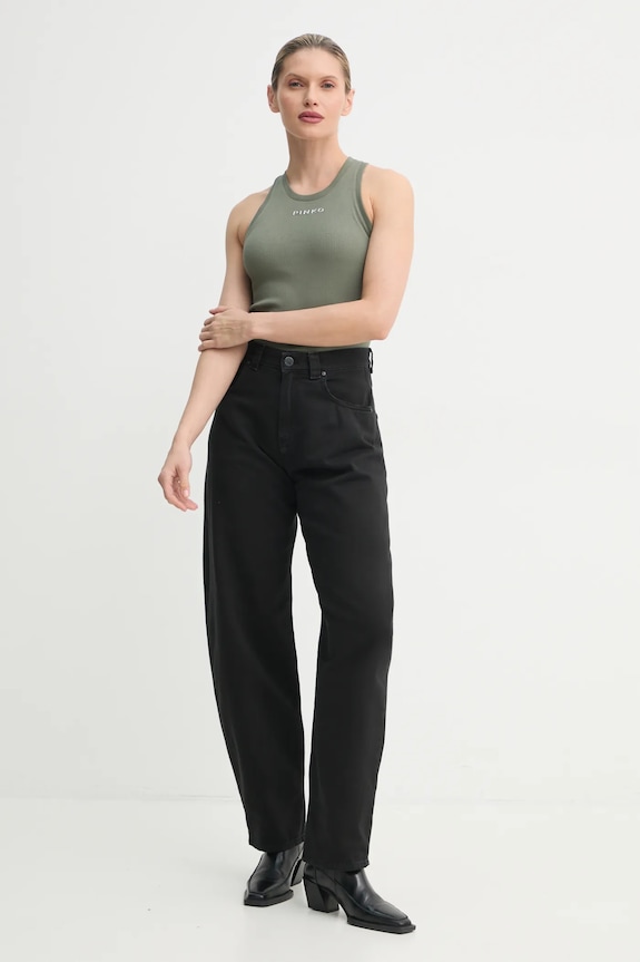 Pinko top 100822.A2C1 zielony SS25