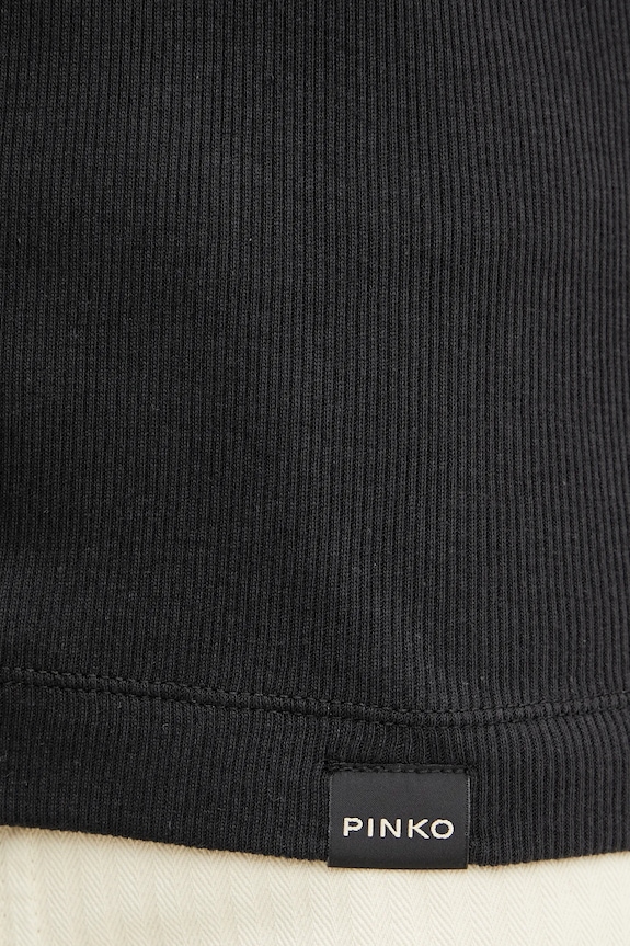 Bavlnený top Pinko 105001.A2IA čierna