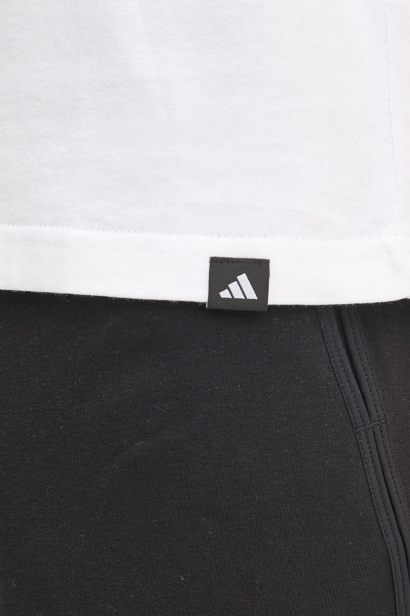 adidas t-shirt bawełniany Camo JN1400 beżowy
