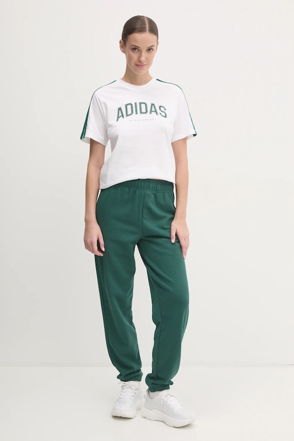 Bavlněné tričko adidas W L SOFTS Collegiate JN9128 bílá SS25