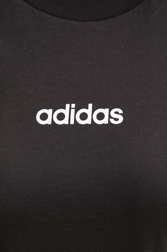 Pamučna majica adidas Essentials Linear JC8238 crna