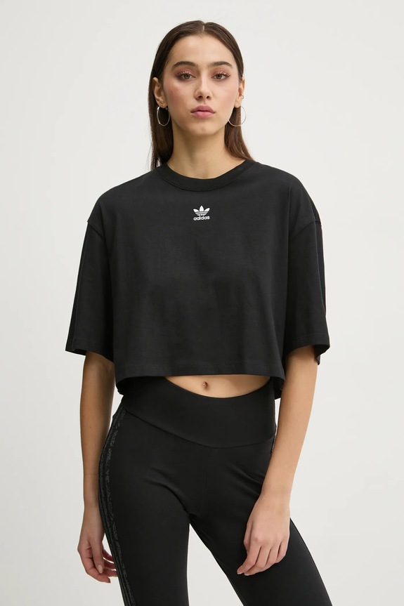 adidas Originals t-shirt Essential rilassato nero IW5706