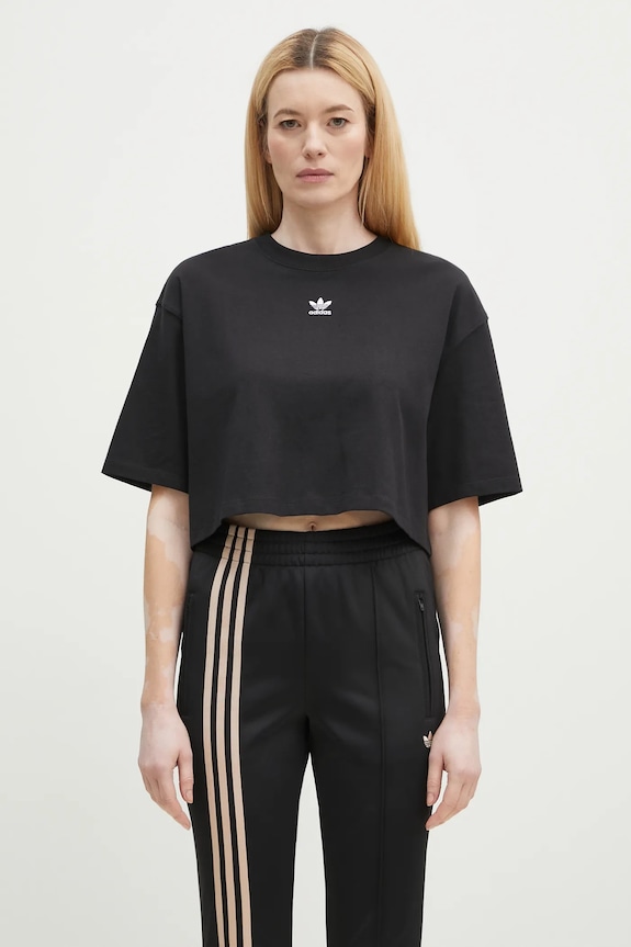 Футболка adidas Originals Essential гладкий чёрный IW5706