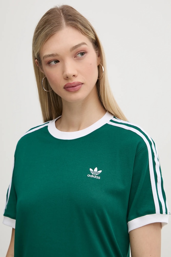 Футболка adidas Originals 3-Stripes зелёный JD4571
