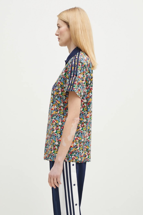 adidas Originals polo shirt Liberty JC7786 navy SS25