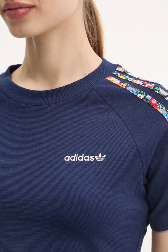 adidas Originals t-shirt Liberty JC7788 granatowy