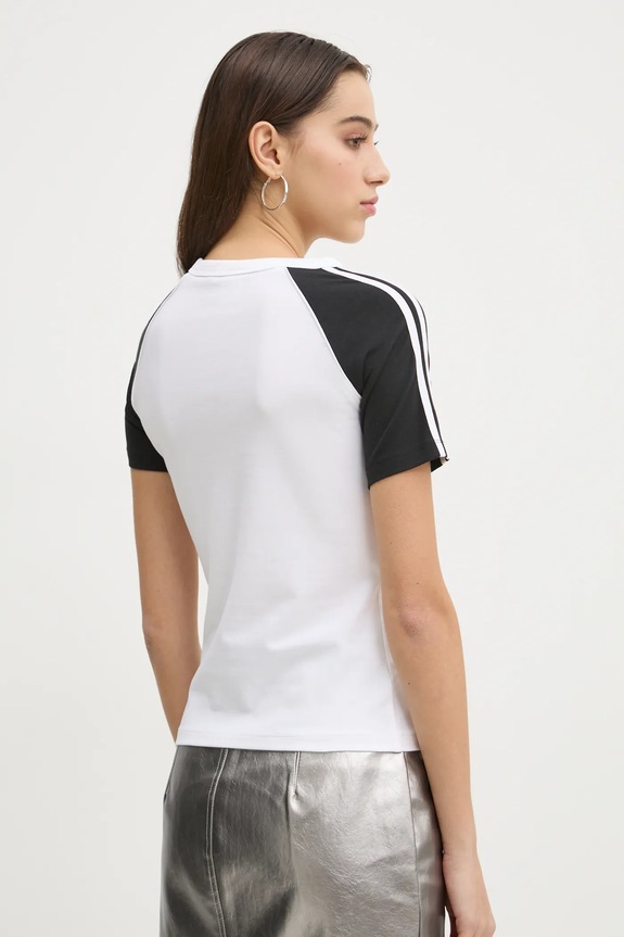 Odzież adidas Originals t-shirt 3S SLIM TEE JD0834 biały