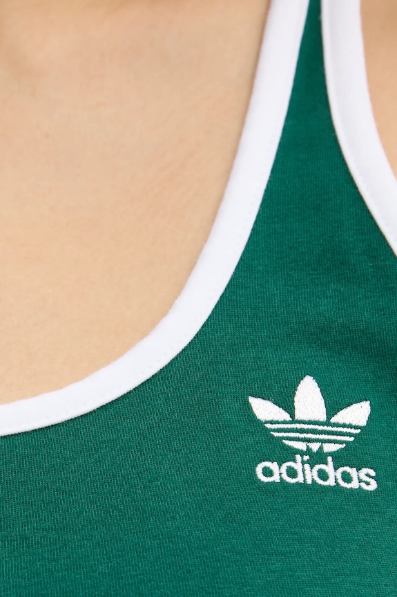 Top adidas Originals 3S BRA TOP JD4614 πράσινο